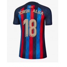 Barcelona Jordi Alba #18 Hjemmedrakt Kvinner 2022-23 Kortermet